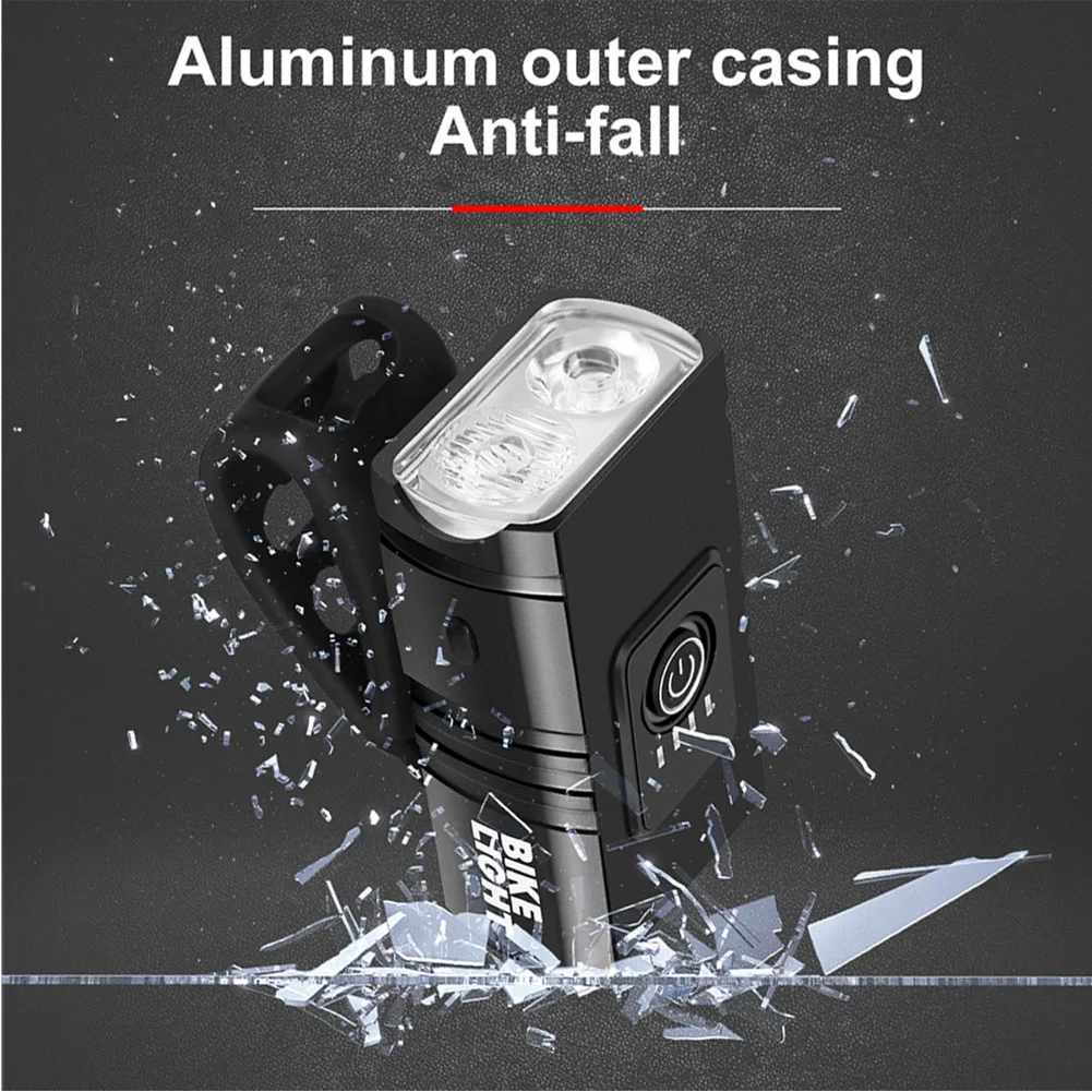 Mới Đèn LED Xe Đạp 1000LM USB Sạc Màn Hình Hiển Thị Công Suất MTB Đường Núi Trước Xe Đạp Đèn Đèn Pin Xe Đạp Thiết Bị