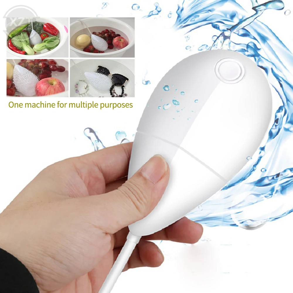 Mini Siêu Âm Thanh Máy Rửa Bát Giặt Máy Di Động USB Máy Giặt Máy Rửa Chén Đa Năng Siêu Âm Bụi
