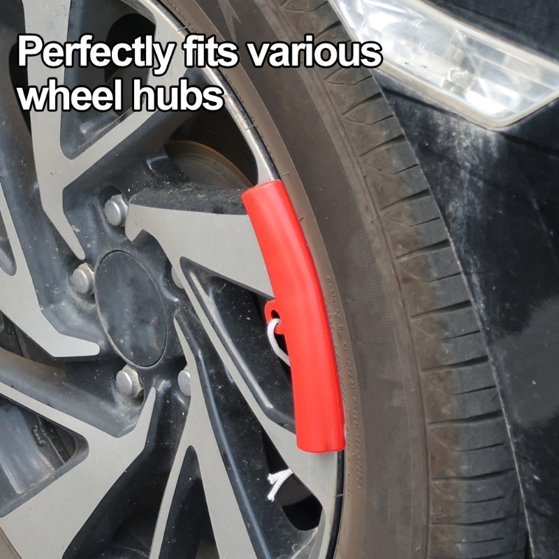 Car Motorcycle Wheel Guard Rim Protectors Red Bicycle Car Wheel Rim Protector Tyre Changer Guard Tire Change Protection Tool