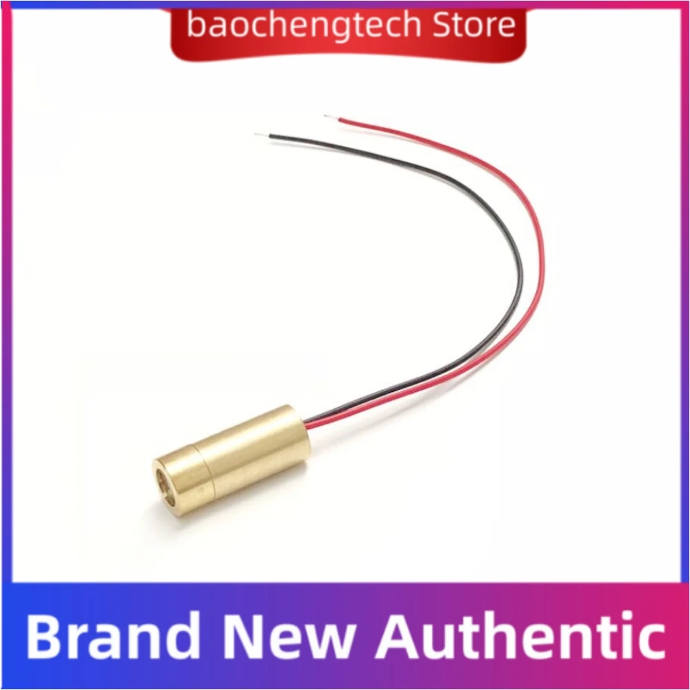 5 10 pcs 9mm Laser point head 650nm 5mW 3v 5v  ordinary Laser Cross Diode Module Red Copper Head
