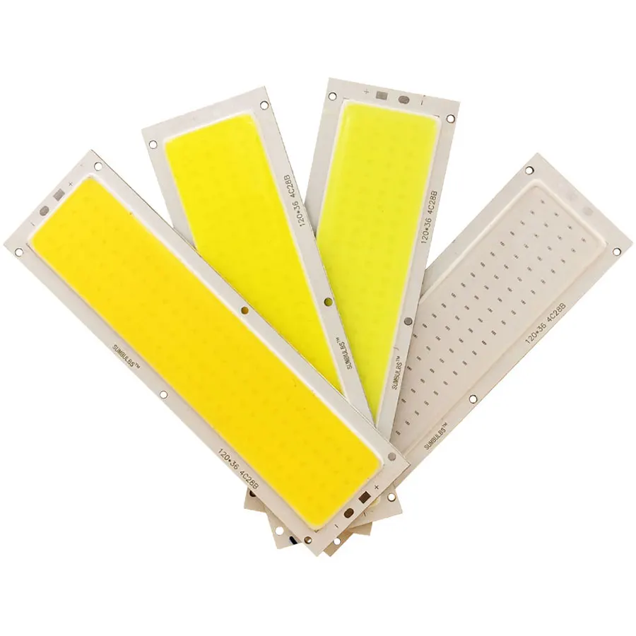 [[Sumbulbs] Phối DC 12V 2W-200W COB Đèn Diode Phát Quang Tuyến Tính Tròn nhiều Màu Sắc COB Cho Bóng Đèn COB LED Thanh Dải Chip