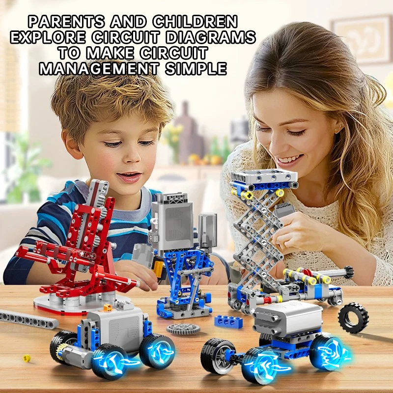 9686 Programmable Robot-Power Group Accessories-Building Block Programmable Motor-Suitable for Building Block Cars and Robots