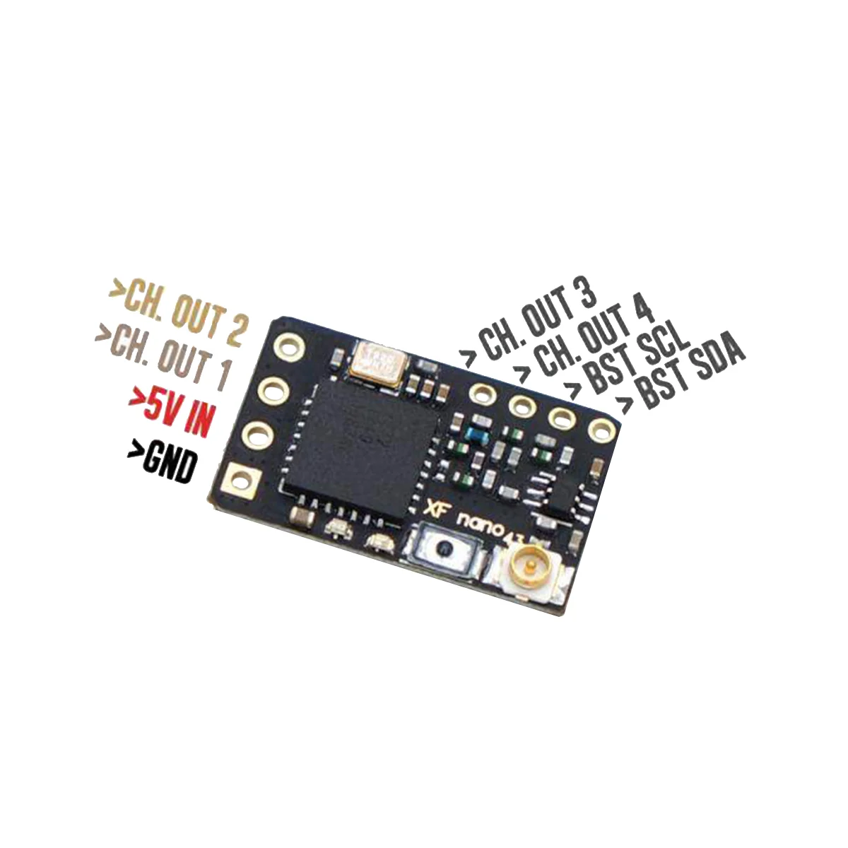 Receptor NANO RX SE FPV, Sistema de Rádio CRSF 915MHz, Longo Alcance RC Acessórios para Equipe