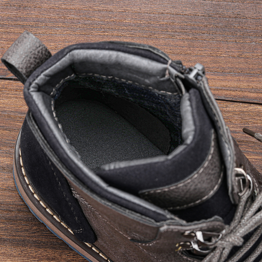รองเท้าบูทหุ้มข้อไซส์ 7-13 For Men รองเท้าบูทหนังผู้ชาย Brand Boot for men # AL605