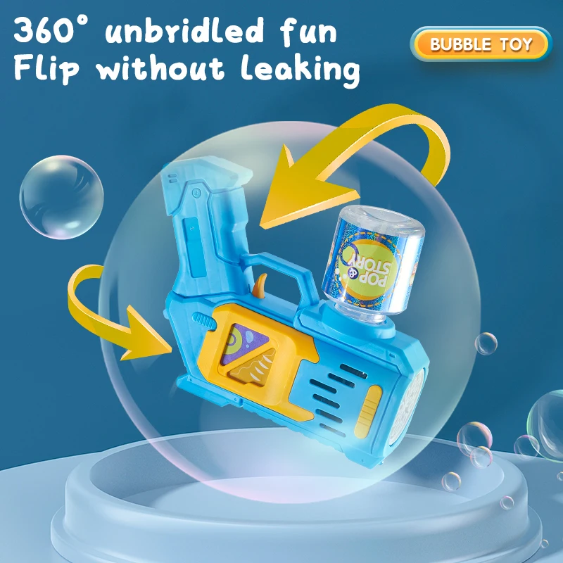 Kinderen Bubble Gun Speelgoed Astronaut Volautomatische Bubble Machine Bubbles Gun Outdoor Game Fantasy Speelgoed voor Jongens Meisjes Geschenken