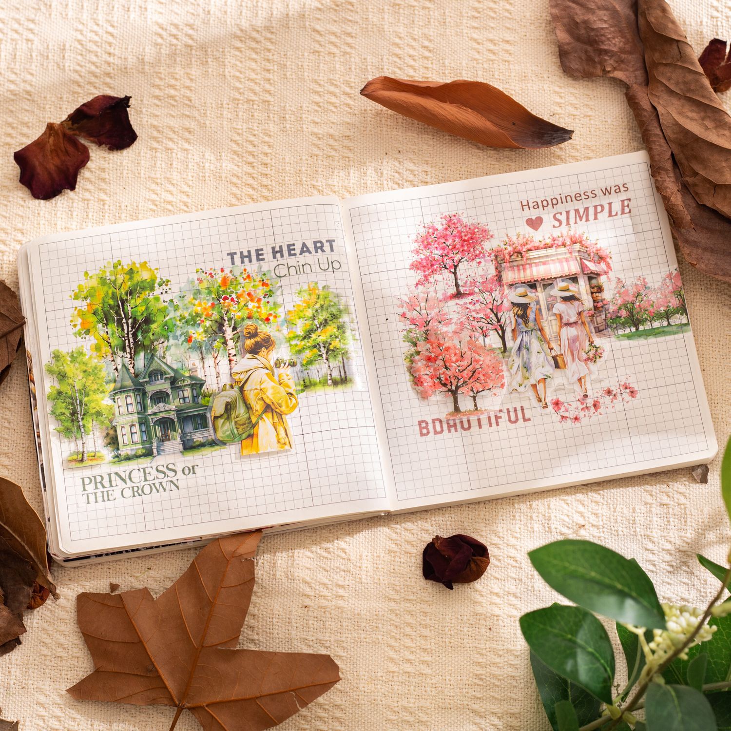 1pcs/1lot Decorative Adhesive tapes  Trees and forest systems Scrapbooking DIY Paper Scrapbooking Stickers