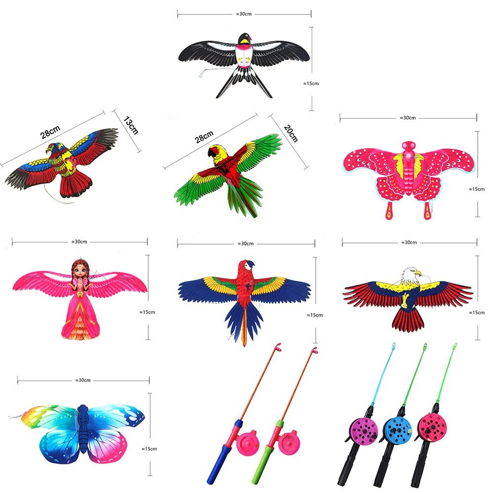 30 Meter Garden Outdoor Sports Children Gift Kite Line Large Eagle Kites Flying Bird Kites Plastic Eagle Kite