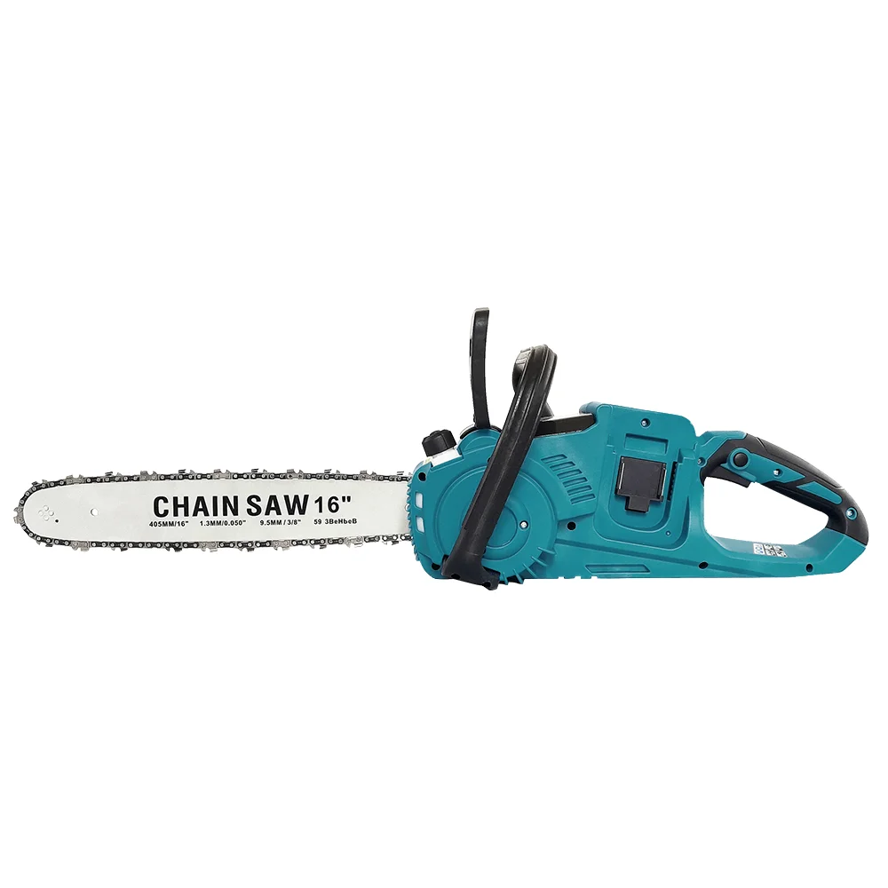 Motosierra eléctrica inalámbrica sin escobillas de 16 pulgadas, herramientas de carpintería recargables para ramas de huerto, cortador de mano para batería Makita