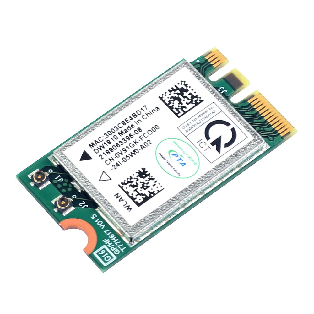 Беспроводной адаптер Qualcomm Atheros QCA9377 QCNFA435 BT4.1WiFi-карта 433 Мбит/с 802.11AC 2,4G/5Ghz NGFF Сетевой адаптер для Win7/8/10