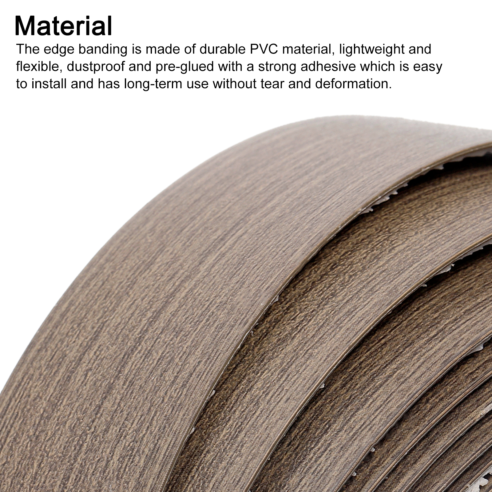エッジバンディング 3/7.5/15 メートル 2/2.8/4 センチメートル幅接着済み柔軟なベニヤキャビネットエッジングキャビネット修理家具テーブル