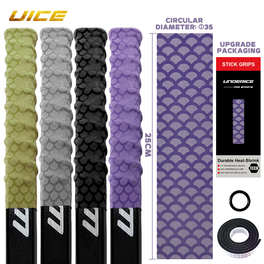 Hockey Grip Tape Eishockey Stick Band Wärmeschrumpfende Hülse Verdickt 0,4mm Für Tennis Angeln Badminton Sport Stick Grip
