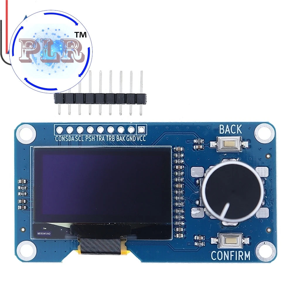 PULAR 1~10PC ホワイト/ブルー LCD 0.96/1.3 インチ OLED ディスプレイ画面と EC11 ロータリーエンコーダーモジュール IIC インターフェースを組み合わせた Arduino 用