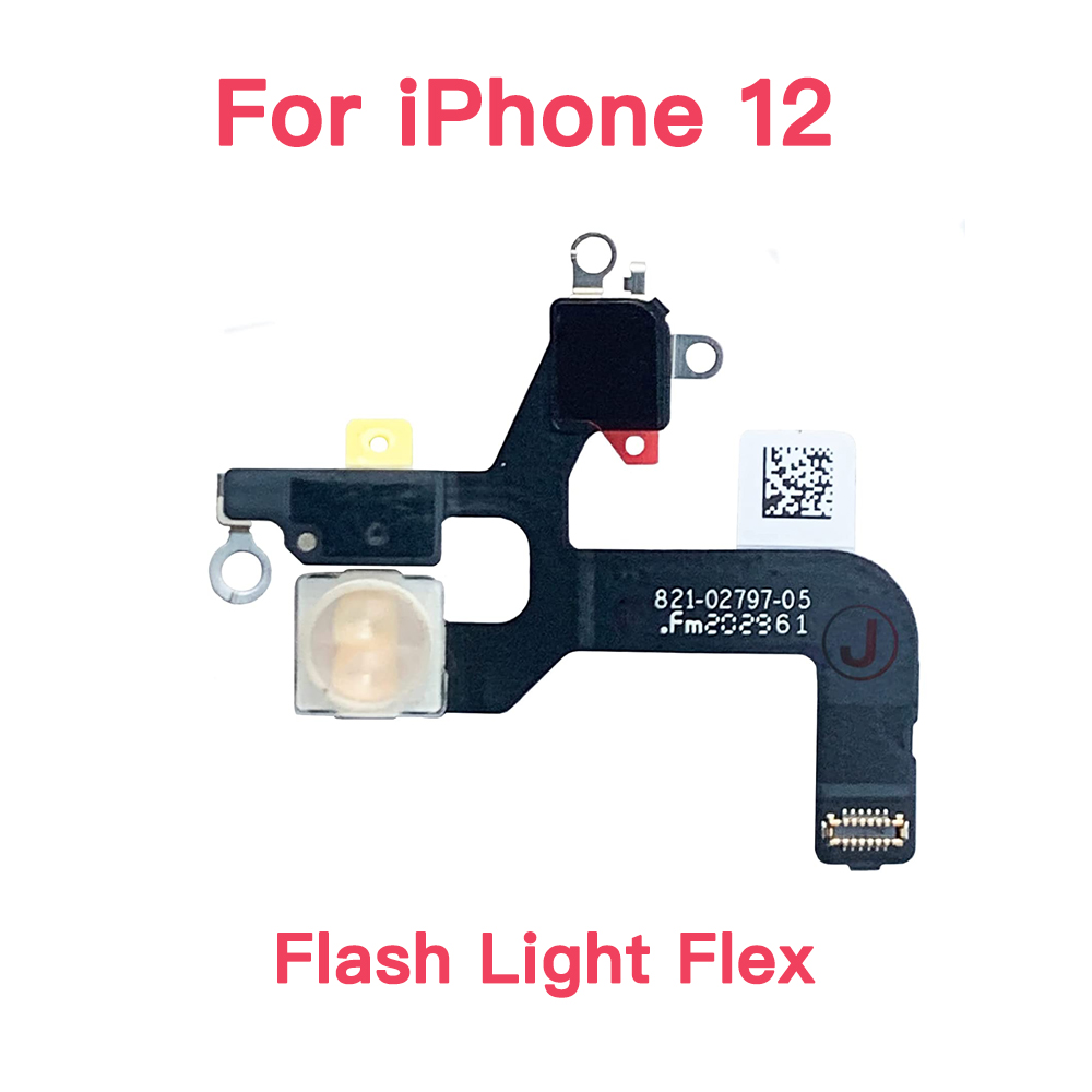 フラッシュライト マイク付き フレックスケーブル交換用 iPhone 12 13 Mini Pro Max LEDライト