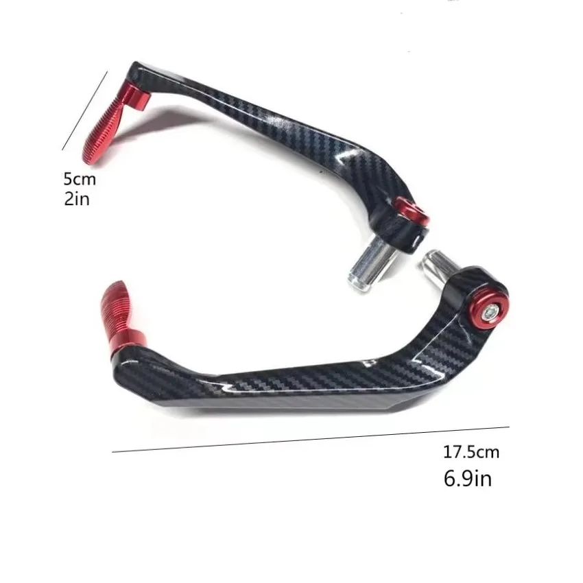 Motorcycle CNC Aluminum Handlebar Brake & Clutch Lever Handguard Shield and Protector Gear Modification Accessories