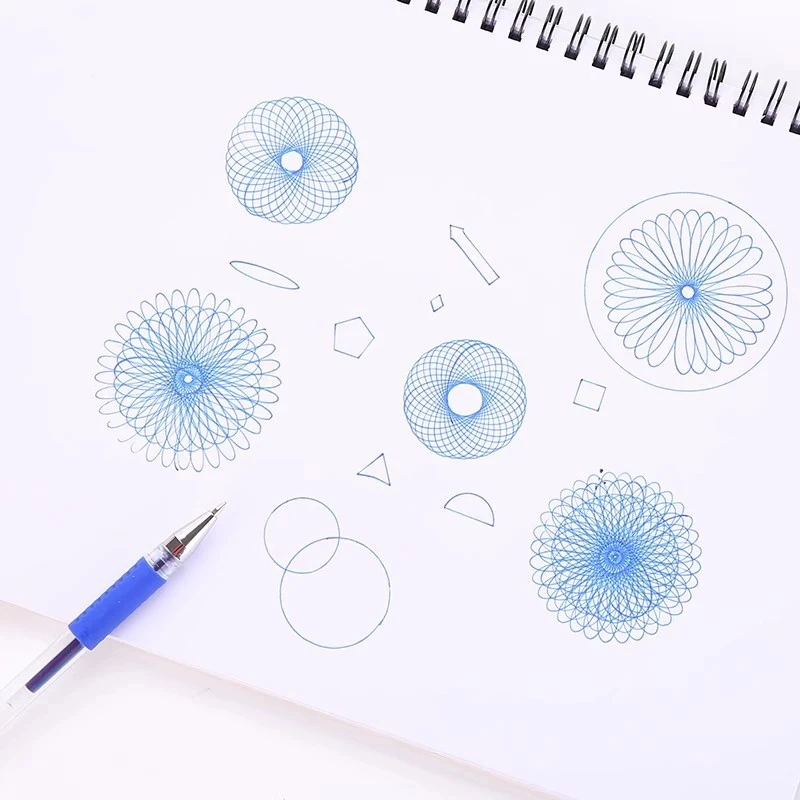 Righello Wanhua multifunzionale Set magico Righello Versatile calibro Curva Gear Kit di strumenti per disegno Puzzle Template Righello
