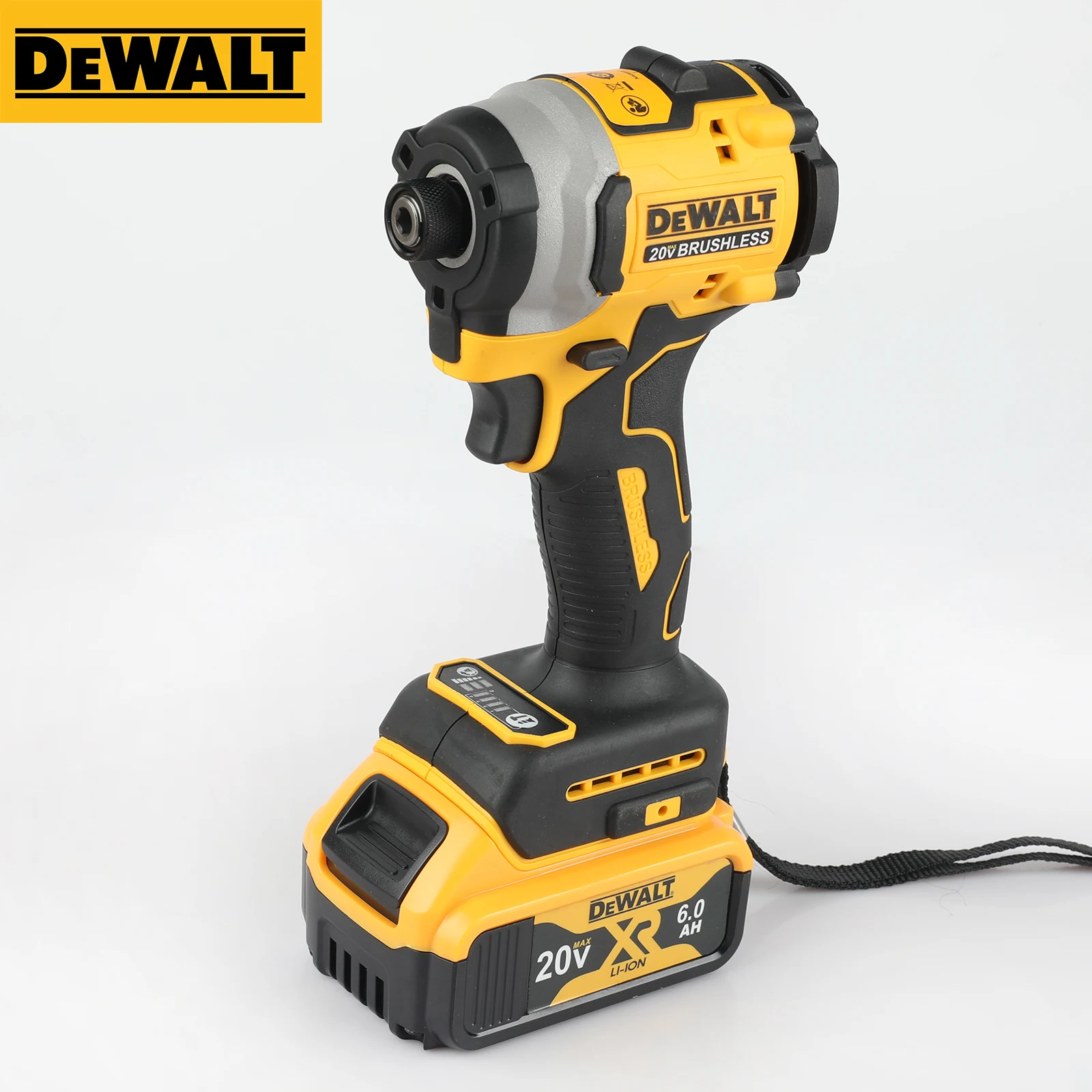Dewalt DCF850 wiederaufladbarer kabelloser 20-V-Elektroschrauber, Lithium-Elektrobatterie, Elektrowerkzeuge, Original großes Drehmoment