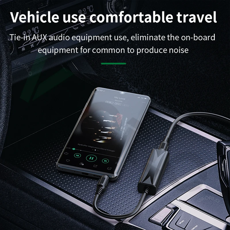3.5mm Audio Aux Cable Anti-interference Ground Loop Noise Filter Lsolator Eliminate Cancelling For Home Stereo Car Audio System