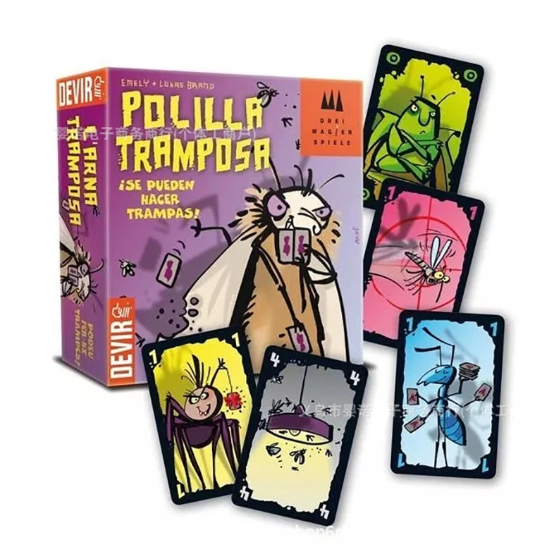 Mogel Motte Cheating Moth Card Game Devir-Game Moth Cheate /Royal Xiaoqiang Cheating Moth
