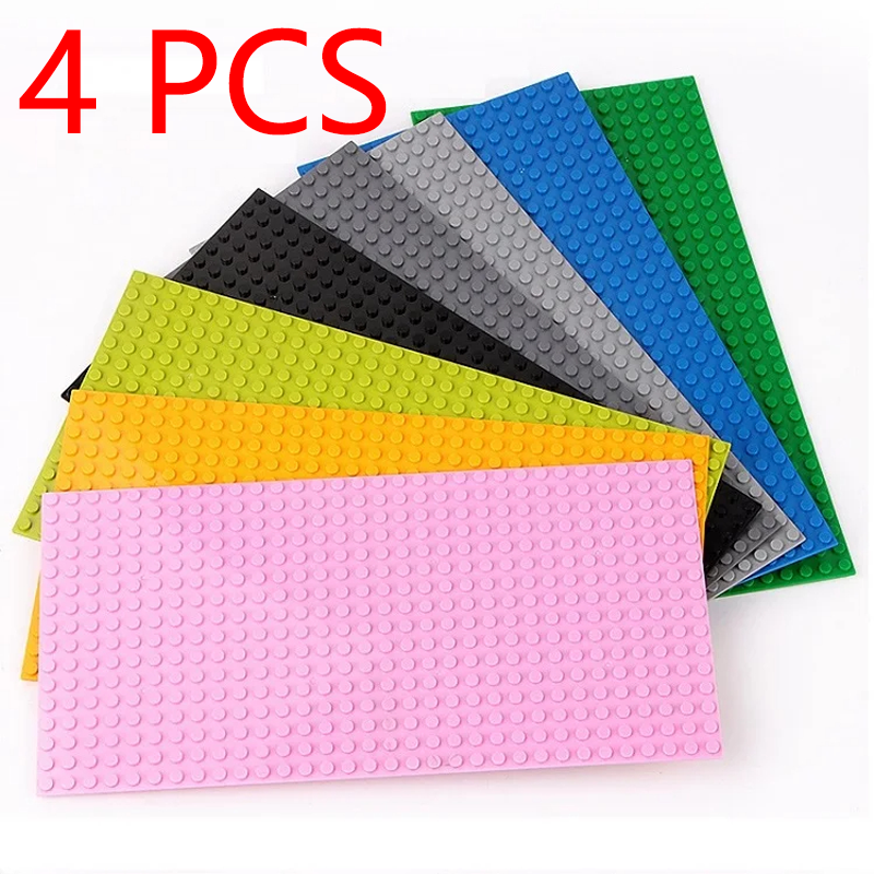 4 pçs diy placas de base 32x32 16x32 pontos placas de base clássicas blocos de plástico tijolos de construção montagem compatível marca amigos brinquedo