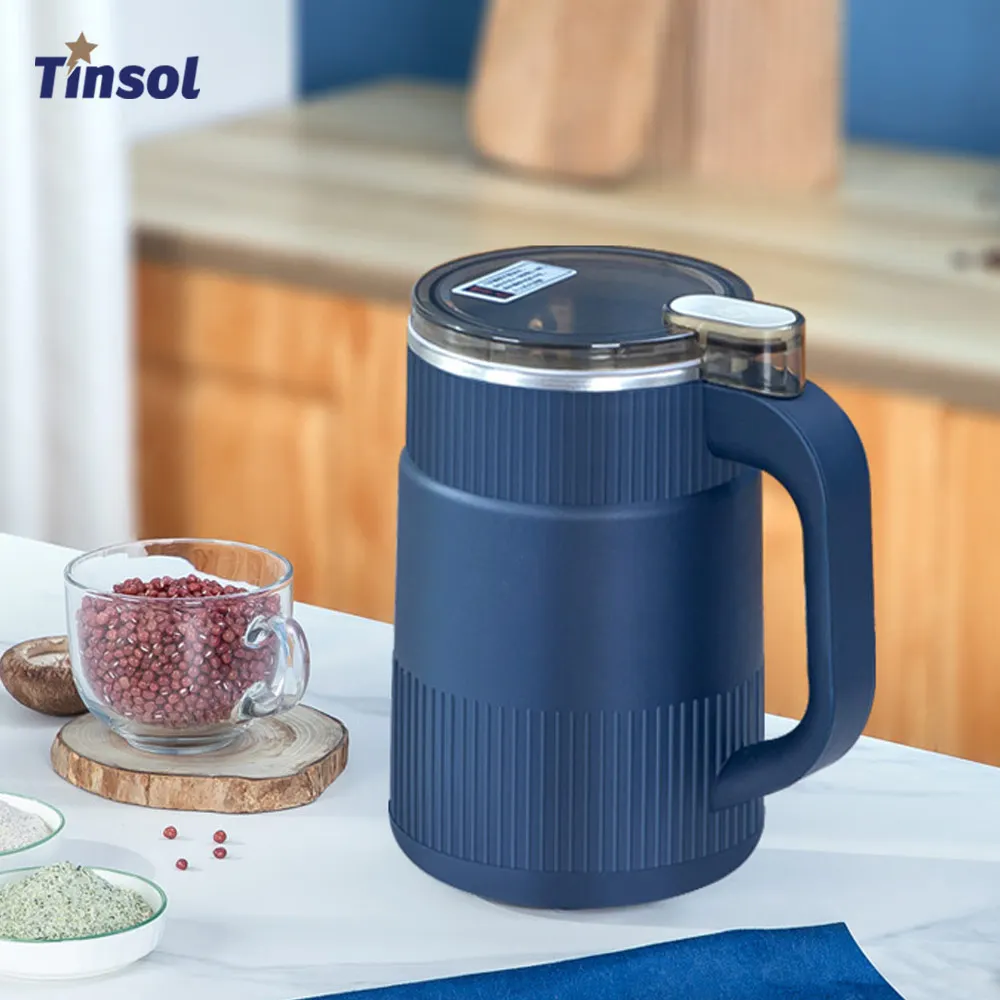 TINSOL Neue elektrische Kaffeebohnenmühle, 500 ml Mühle, Bohnenmühle, Küchengebrauch, elektrische Kaffeebohnenmühle aus Edelstahl für zu Hause