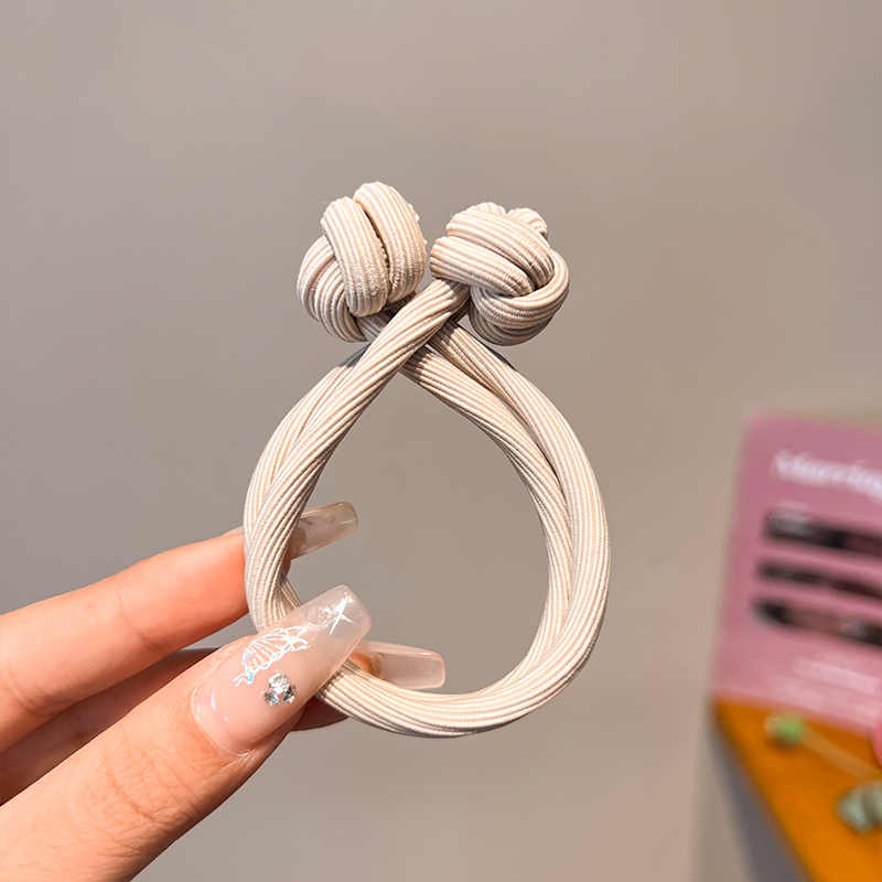 Laços de cabelo de borracha elástica simplicidade para mulheres alta elasticidade moda menina cabeça corda scrunchie acessórios para o cabelo