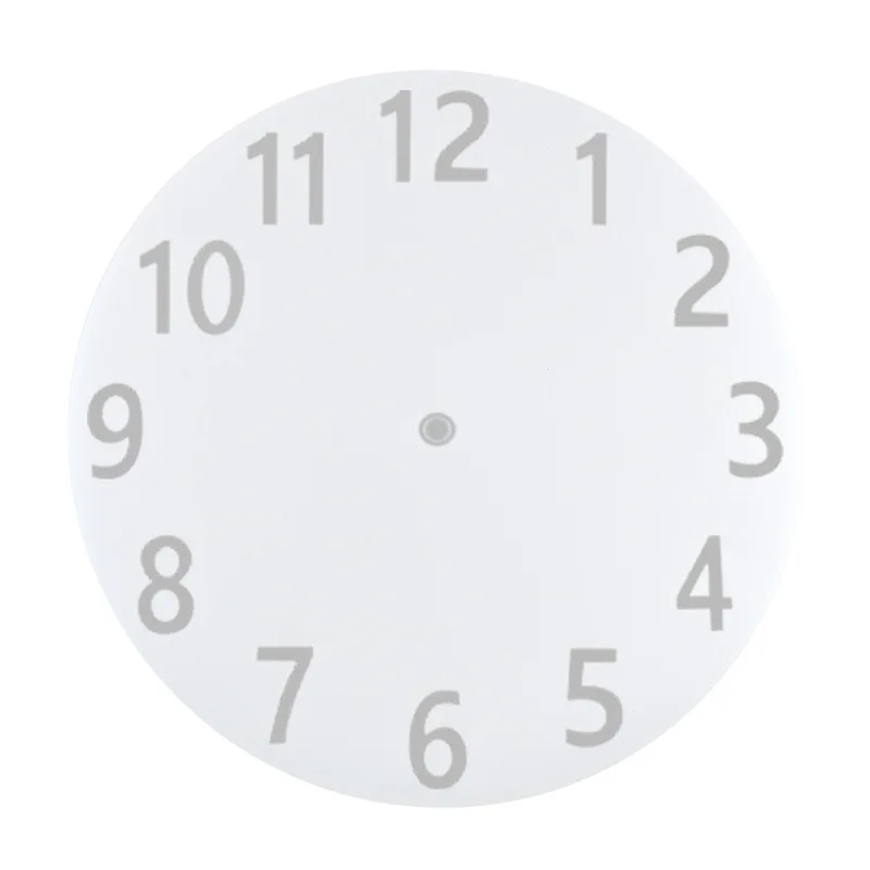 Molde de reloj epoxi de 10 pulgadas con accesorios de reloj DIY reloj digital árabe romano molde de silicona epoxi