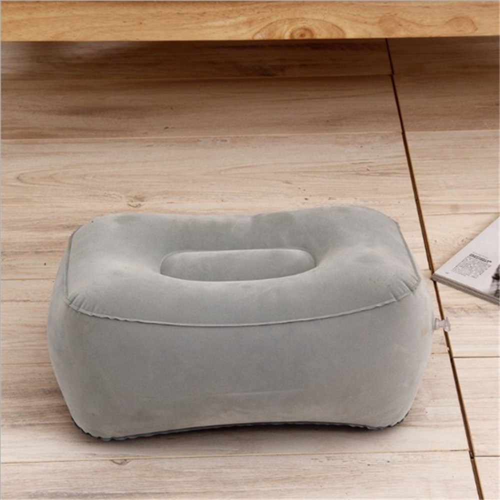 Oreiller gonflable doux en PVC, repose-pieds gonflable, coussin de voyage aérien, bureau, maison, pieds relaxants, Almohada