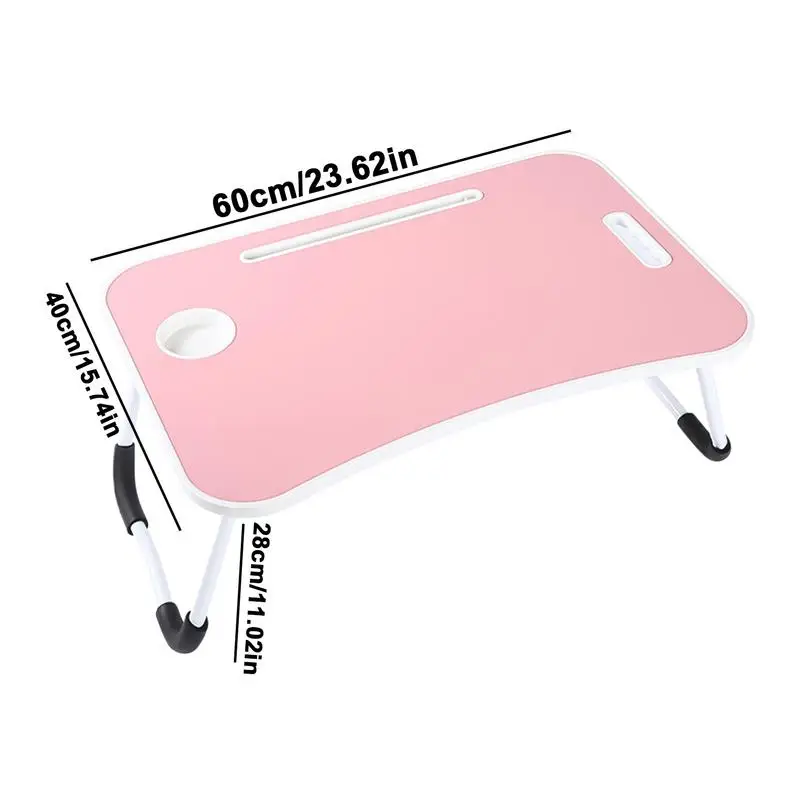 Suporte de mesa portátil dobrável antiderrapante, Lap Standing Desk, Suporte para notebook, Suporte para leitura, Sofá, Sofá, Escrita de chão