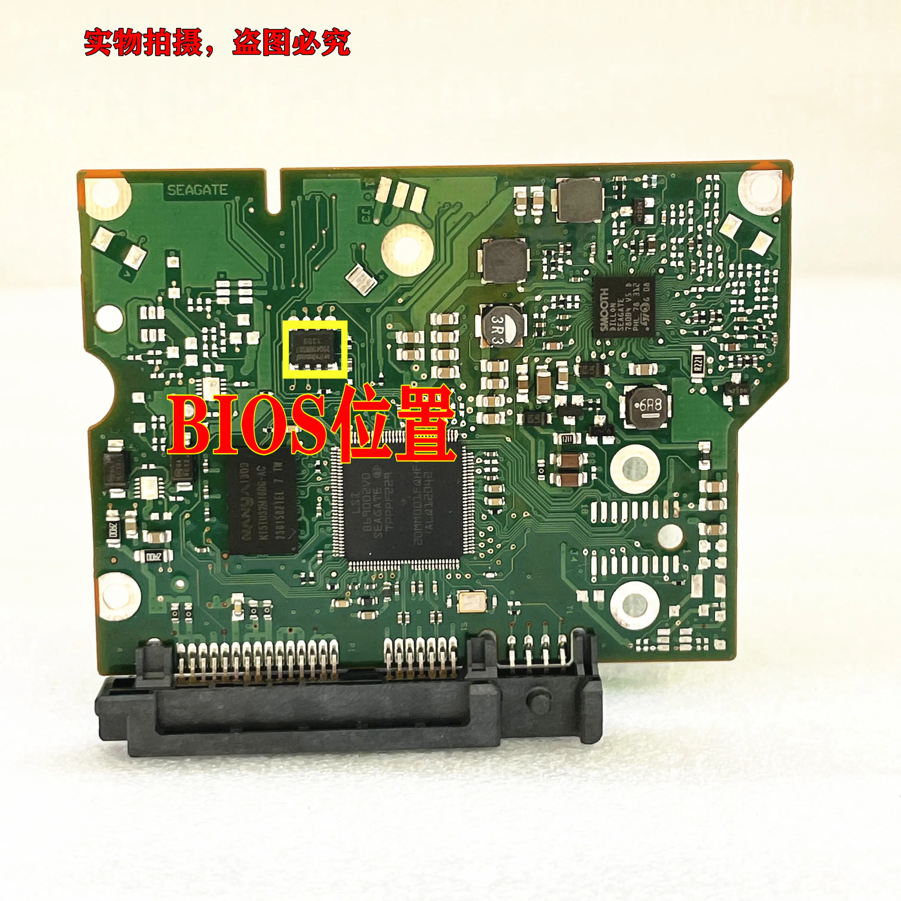 100687658 REV C, 100687658 REV B, 100687658 REV A/1332 Seagate desktop harde schijf board 100674384 REV B, 100674384 REV C