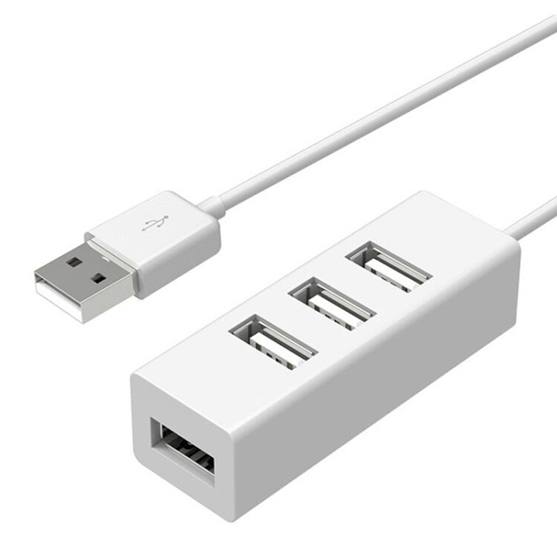 Mini 4-portowy koncentrator USB Rozdzielacz USB Adapter koncentratora Szybki koncentrator USB 2.0 Konwerter rozdzielacza Wszystko w jednym dla komputerów PC Akcesoria