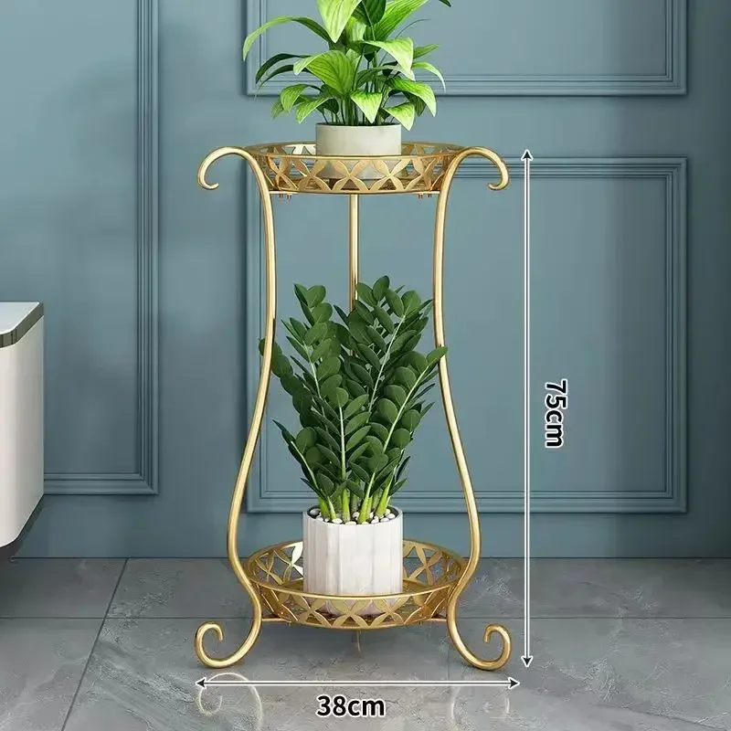 Multilayers Green Pineapple Storage Shelf, Iron, Hollowed-out Flower Rack, Scene Versatile , Garden Stand  Indoor