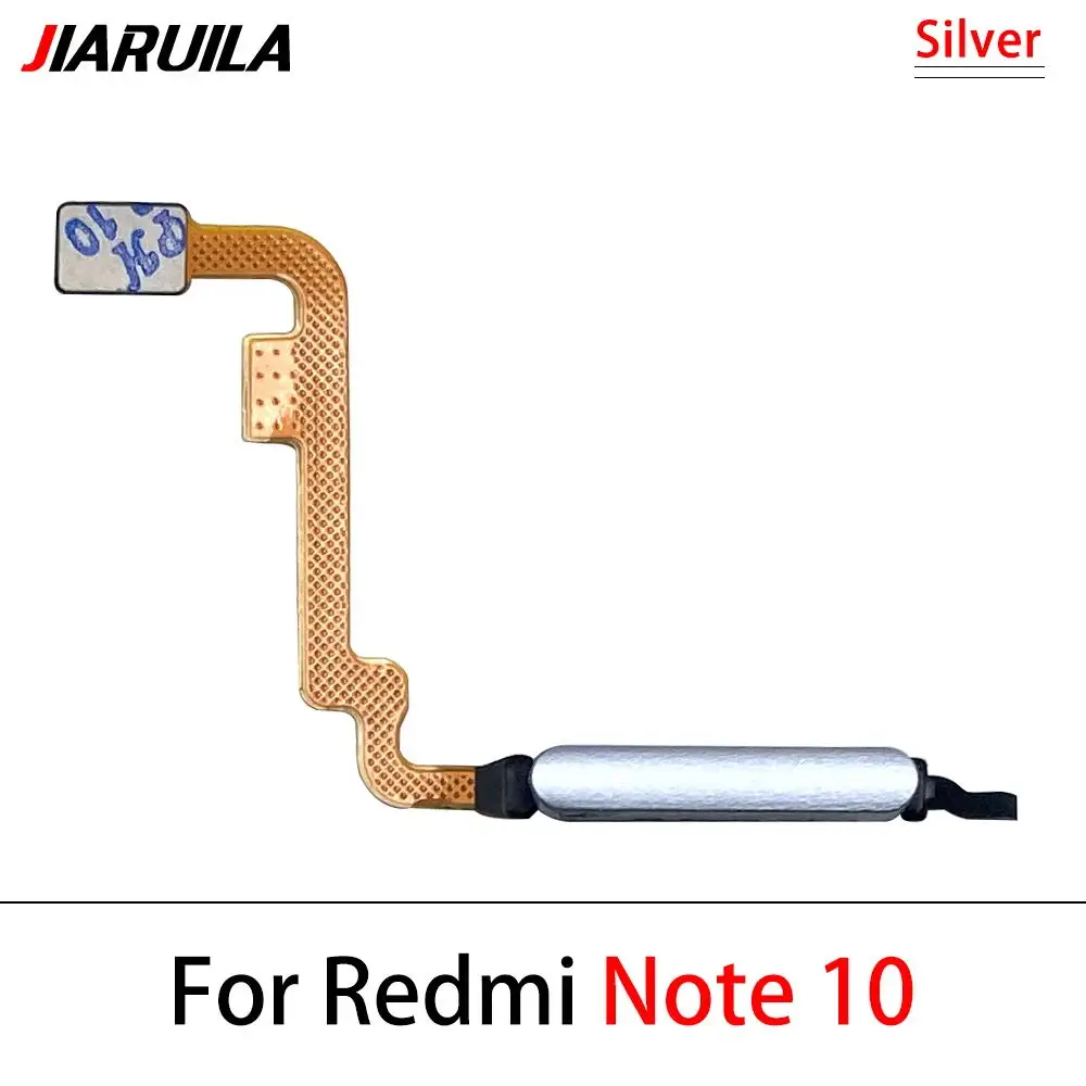 For Xiaomi Redmi Note 10 Pro 10s 10 4G 5G Fingerprint Sensor Home Return Key Menu Button Flex Ribbon Cable