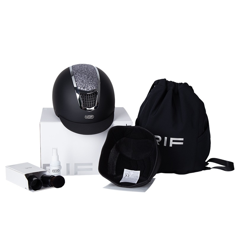 Casco ecuestre de estrella completa, herramienta de protección para la cabeza, protector de seguridad para montar a caballo, taladro Flash, sombrero equino