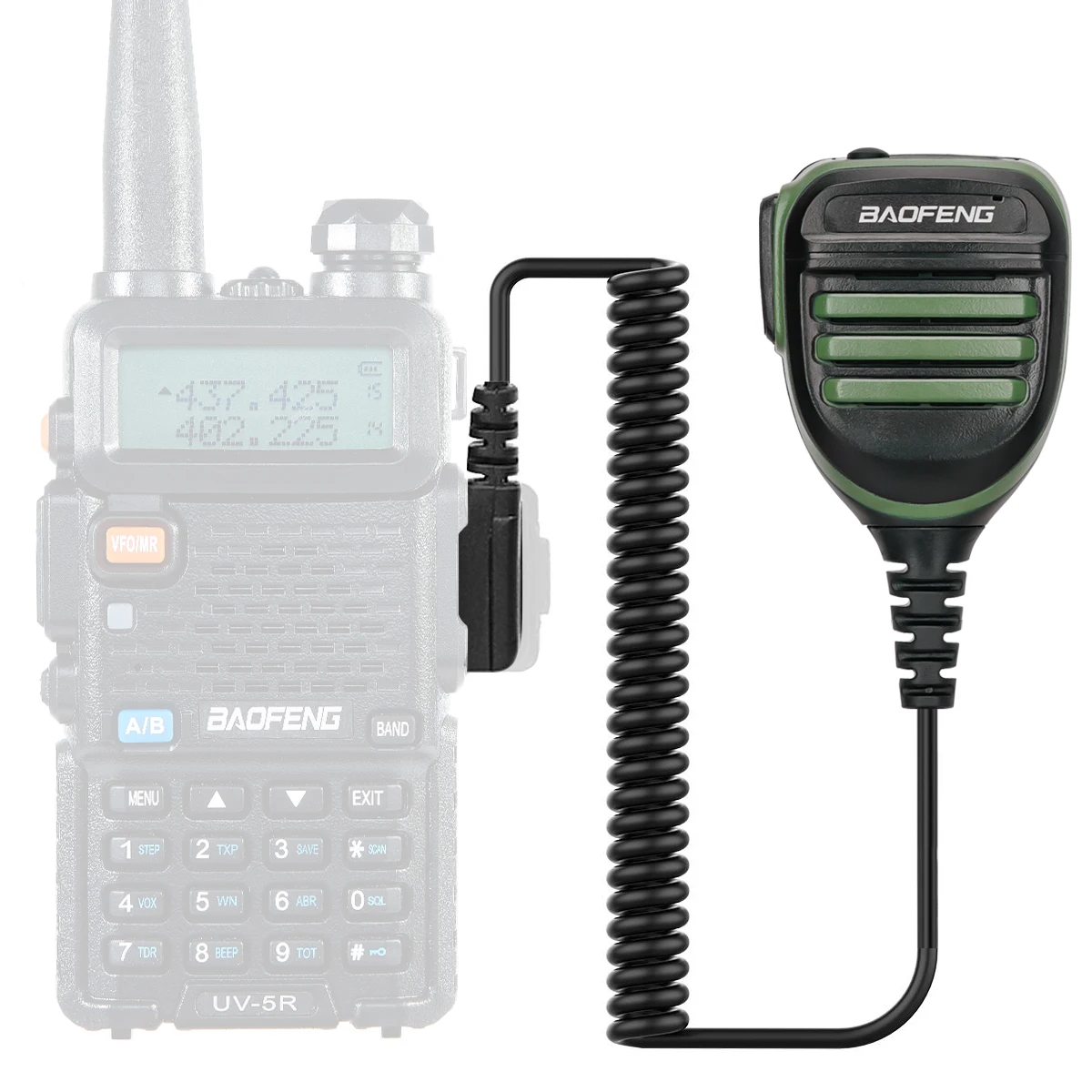 Baofeng BF-780 PTT Fernbedienung Wasserdicht Lautsprecher Mikrofon Mikrofon für AR-F8 Baofeng UV-S9 PLUS UV13 PRO UV-5R UV-82 888S Walkie Talkie