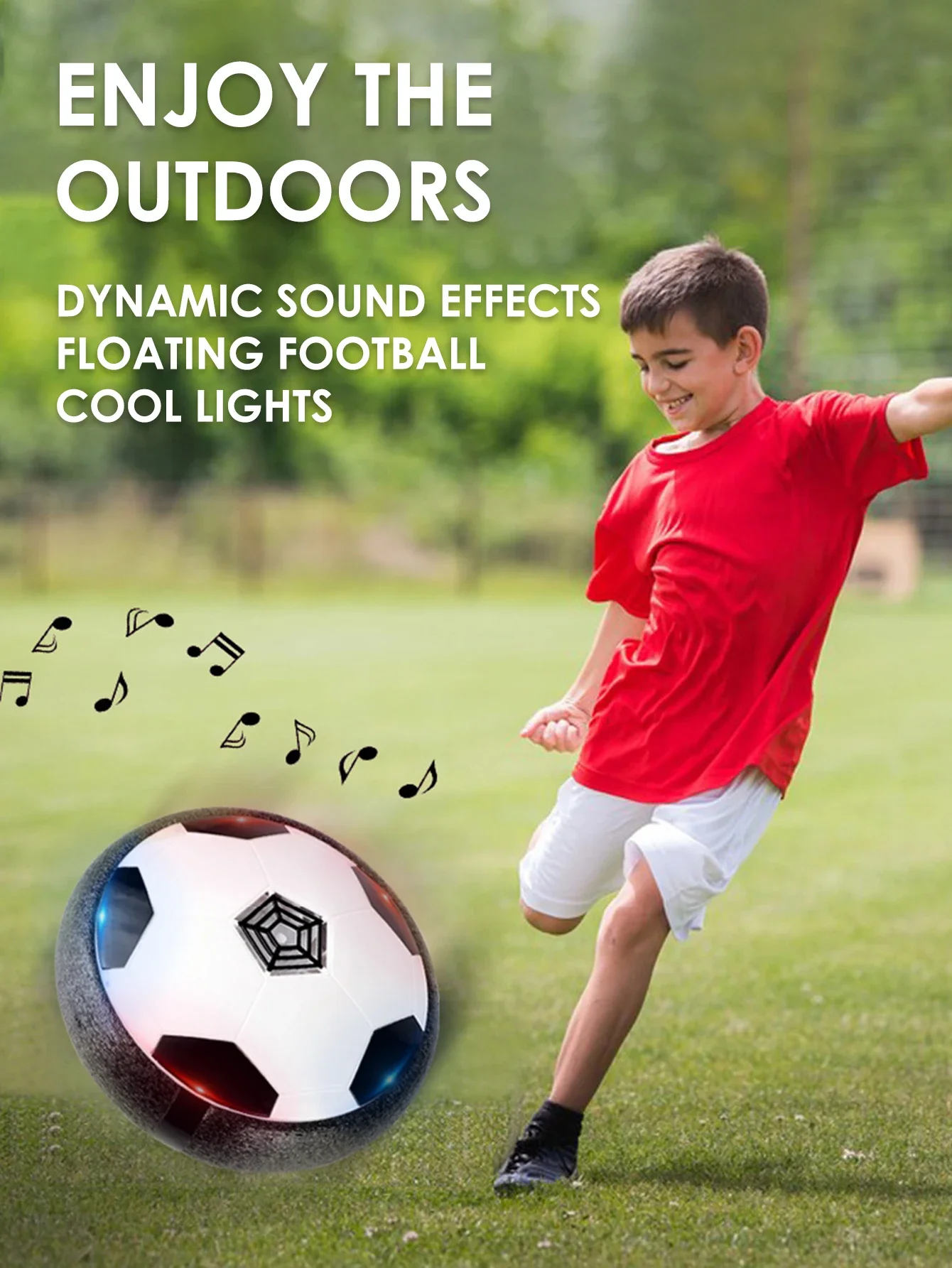 Fútbol flotante para niños, fútbol interactivo eléctrico de interior, juguetes deportivos interactivos para padres e hijos, juego de juguetes deportivos creativos