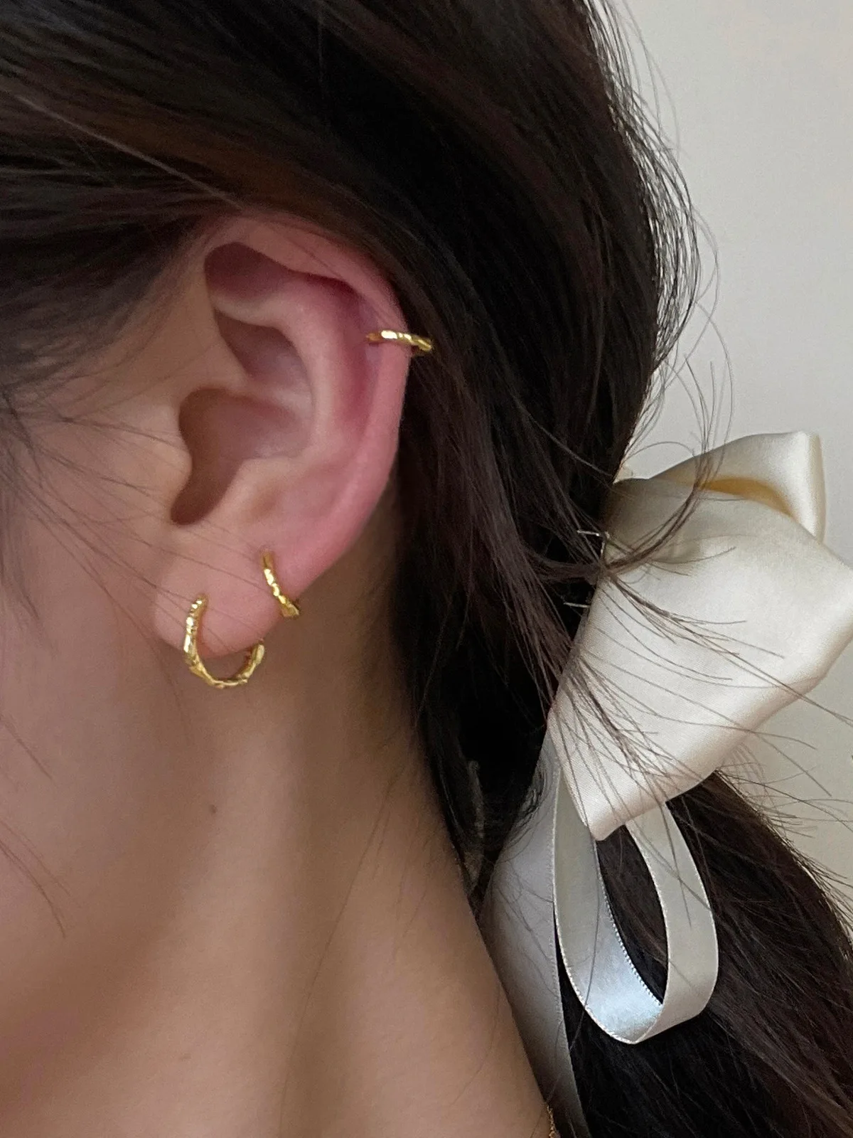 925 Sterling Silver Earrings Temperament Simple  for Women Wedding Jewelry Accessories