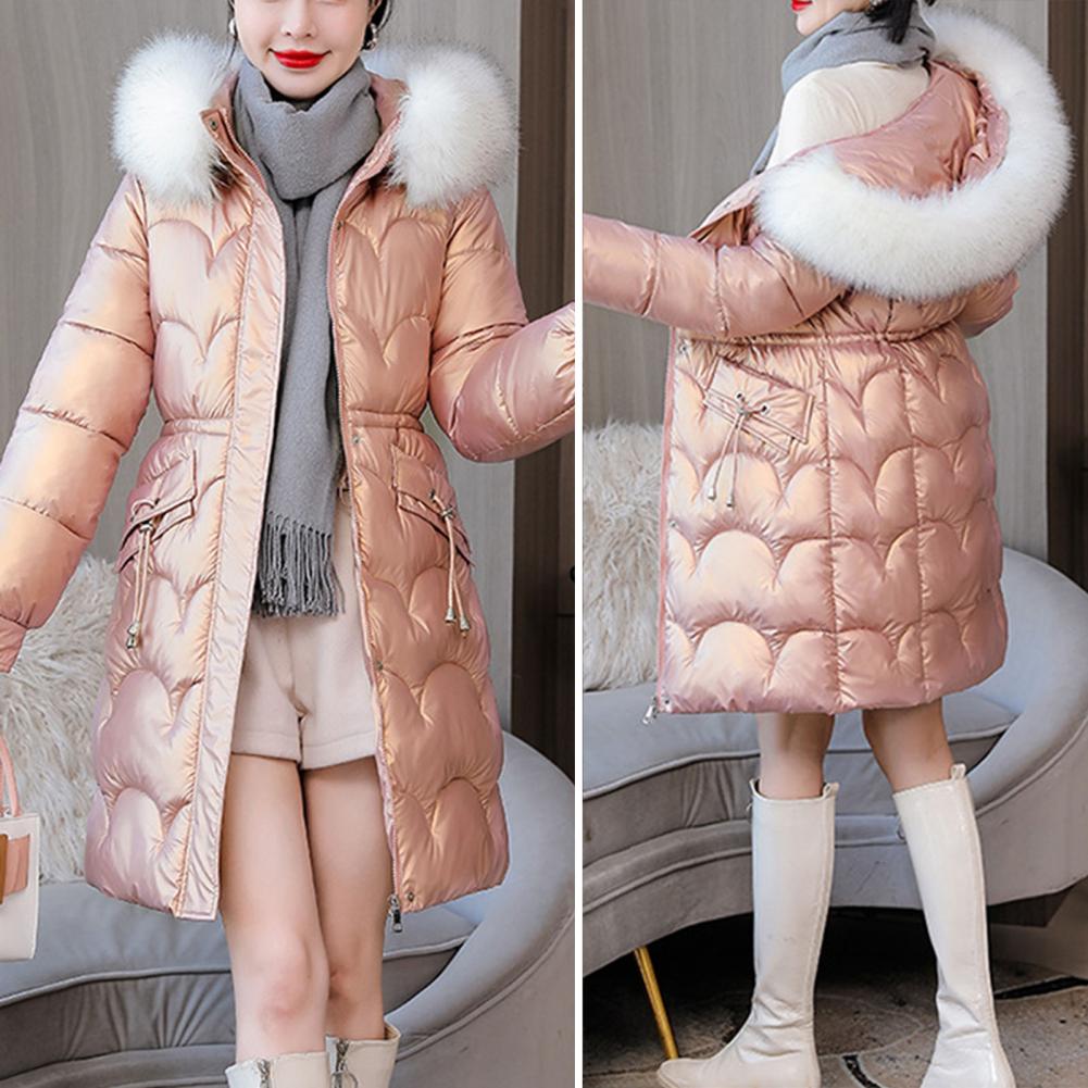 Neue Winter Jacke Parkas Frauen Glänzend Unten Baumwolle Jacke Mit Kapuze Parka Warme Weibliche Baumwolle Gefütterte Jacke Casual Outwear