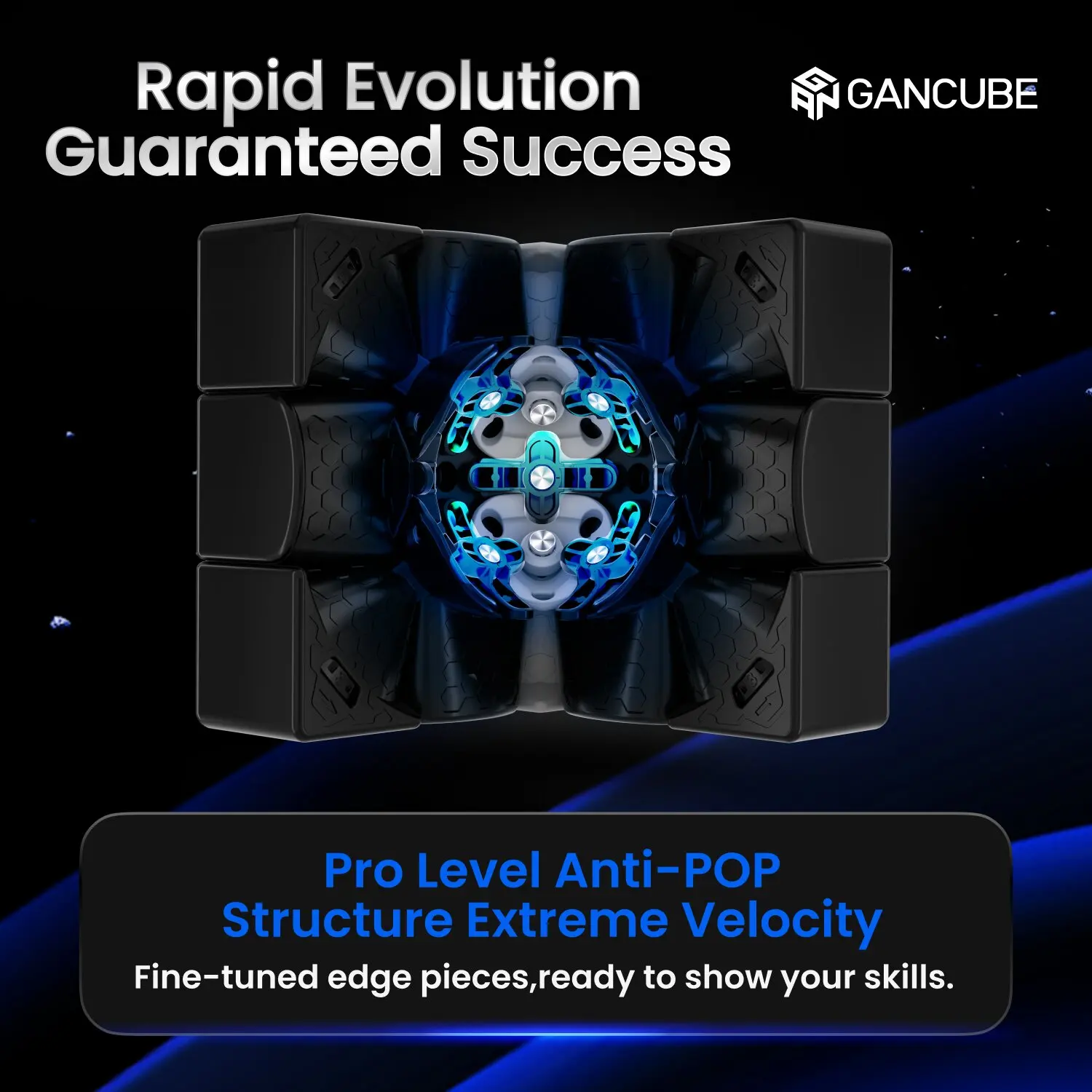 GAN14 Maglev Pro 3 × 3 Magnetic Magic Cube UV GAN 14 Professional 3x3x3 ความเร็วปริศนาของเล่นเด็ก 3 × 3 × 3 Speedcube Magico Cubo