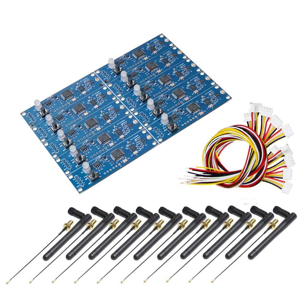 DJ Disco Light DMX Controller, Placa PCB DMX sem fio, Transmissor Receptor, 2 em 1 Led Par Luzes de festa, Luzes LED do palco