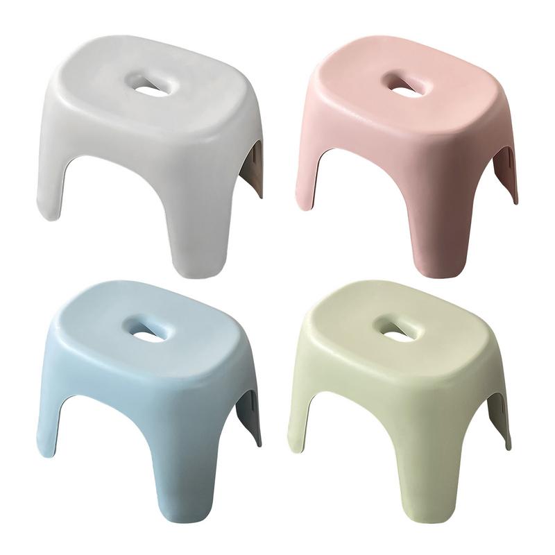 Leve Low Step Stool para banheiro, Apoio para os pés portátil, Cadeira do banheiro, Sofá da sala