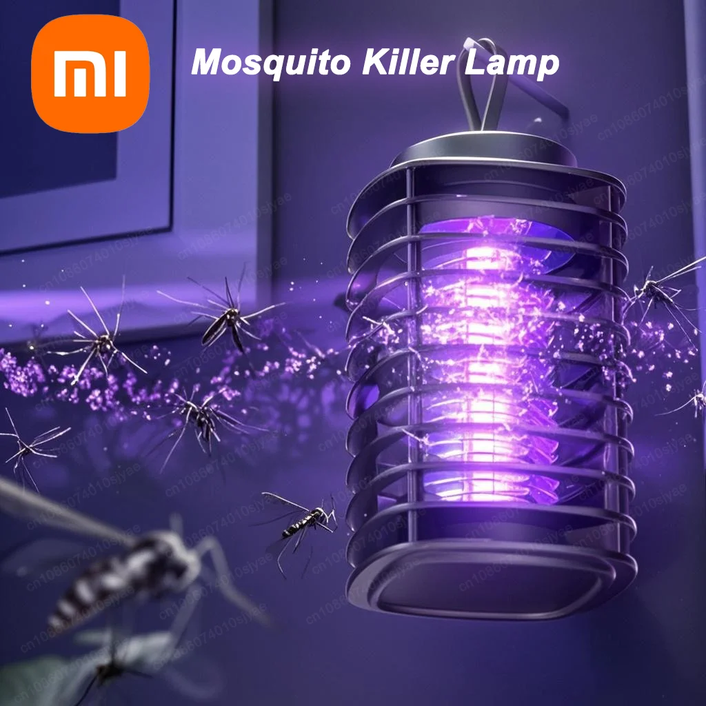 Xiaomi-repelente de mosquitos LED inteligente, repelente de mosquitos portátil con carga USB, atrapamosquitos montado en la pared para interiores