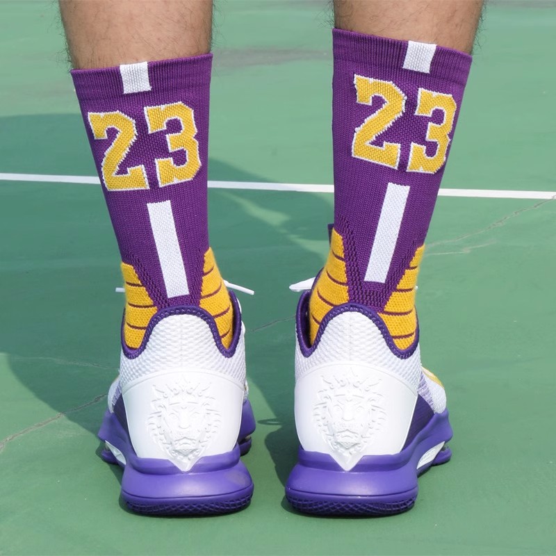 Calcetines deportivos gruesos antideslizantes para hombre y mujer, medias profesionales de estrella de baloncesto, antideslizantes, transpirables, duraderas, con fondo de toalla para monopatín