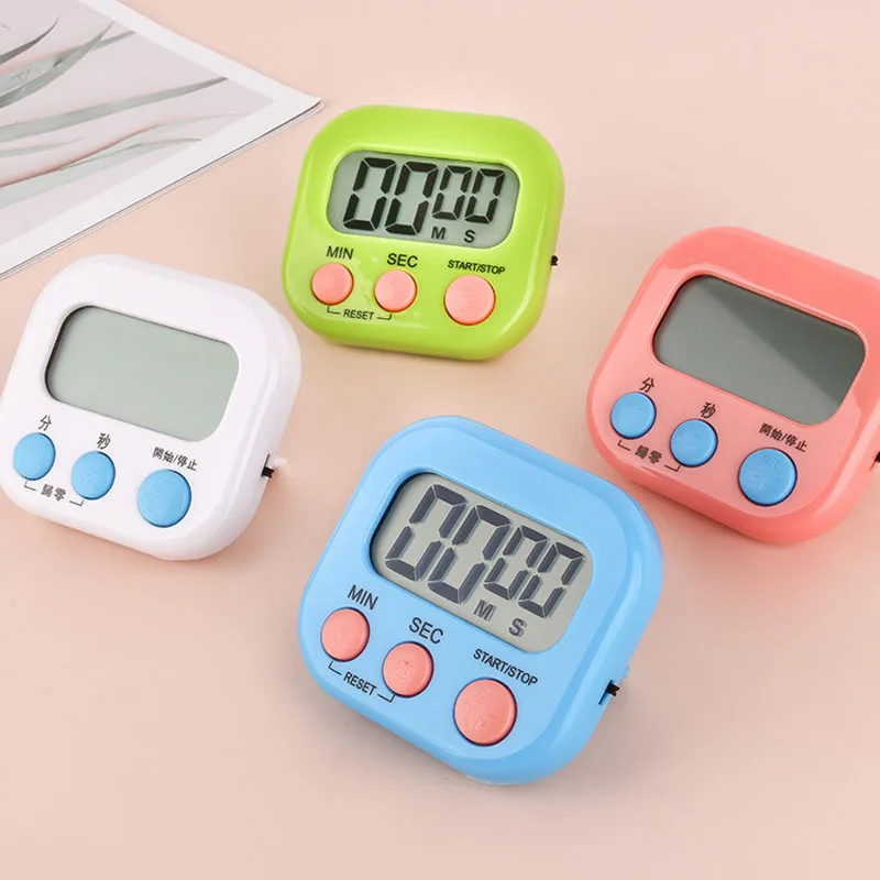 Küchen timer magnetischer LCD digitaler Countdown-Timer Kocht imer Wecker Home Küchen zubehör