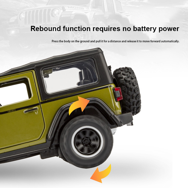 1:32 jeeps wrangler rubicon off-road liga modelo carro brinquedo diecasts fundição de metal som e luz carro brinquedos para crianças veículo