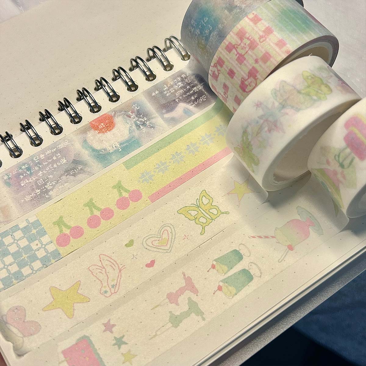 Scrapbooking materiais washi fita sobremesa comida deco mascaramento fitas calendário adesivos diy artes artesanato álbum diário planejador