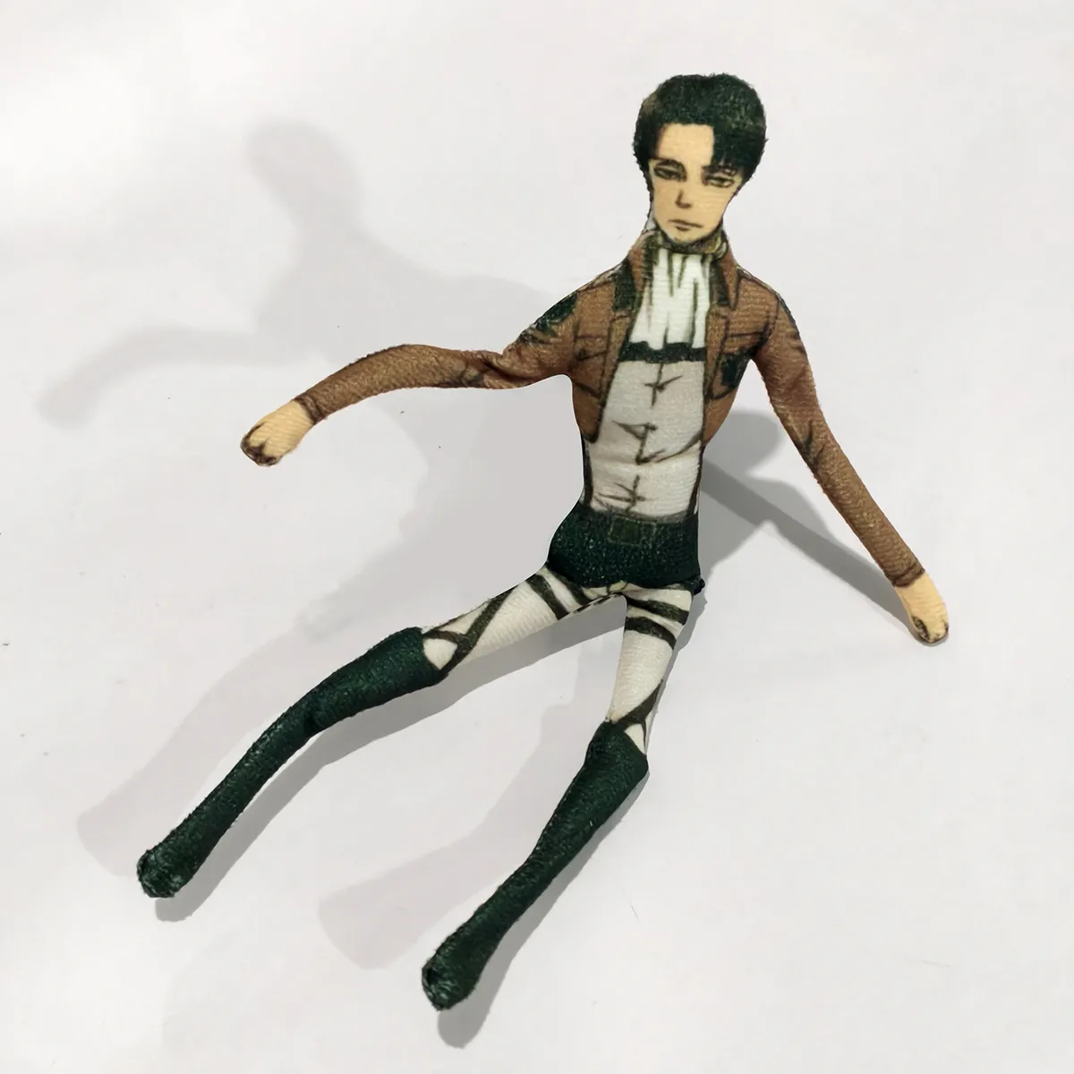 Anime Attack On Titan Eren Jaeger Cosplay Plush Doll Body Wire Skeleton Action Stuffed Dolls Accessories Ornament Gifts