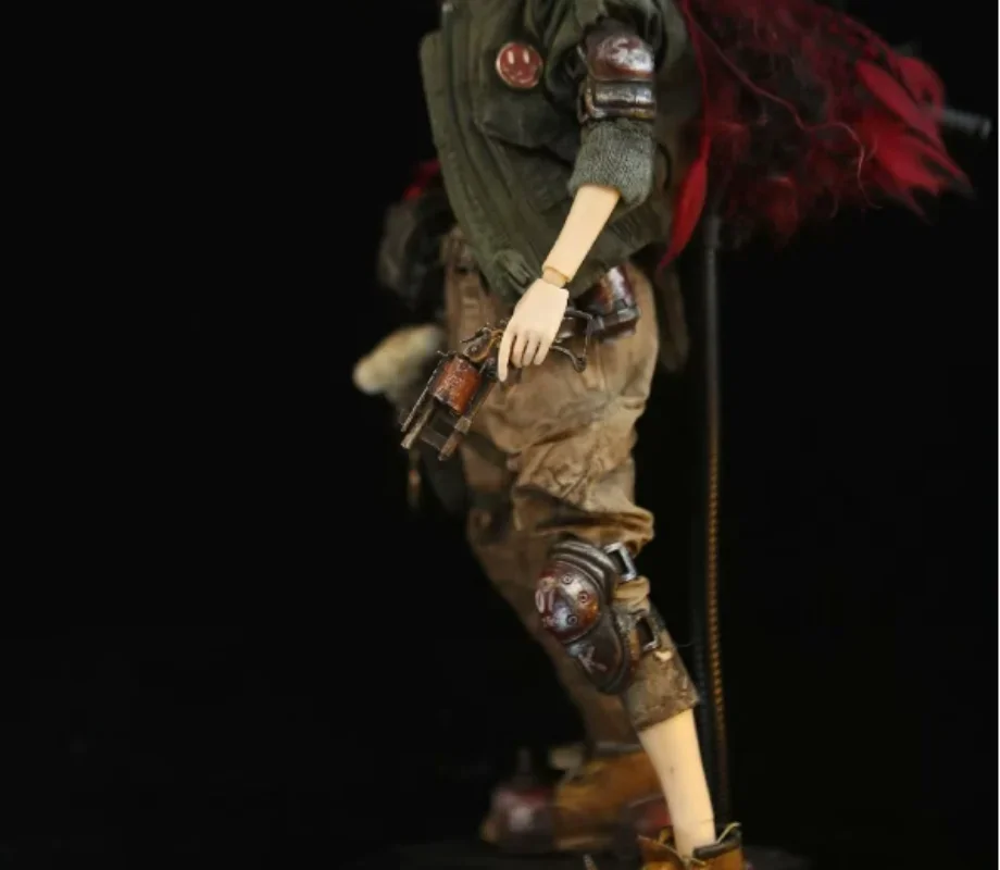 Modelo de revólver de soldado em escala 1/6 para estilo de solo residual de 12''