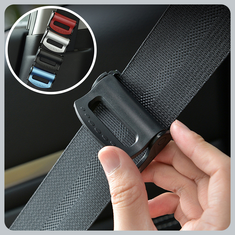 Clipes universais para cinto de segurança de carro, fivela de cinto de segurança antiderrapante, braçadeira simples, clipe de fixação forte para cinto de segurança automático