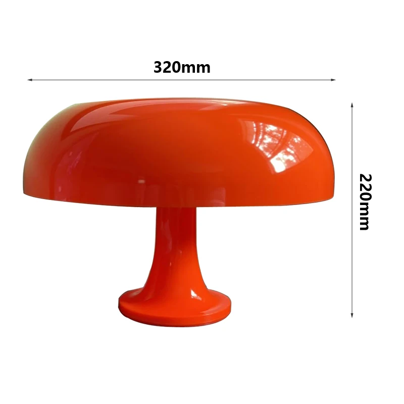 อิตาลี Designer LED โคมไฟเห็ดสําหรับห้องนอนห้องนั่งเล่นข้างเตียงโคมไฟตกแต่งโมเดิร์น Minimalist โคมไฟตั้งโต๊ะ