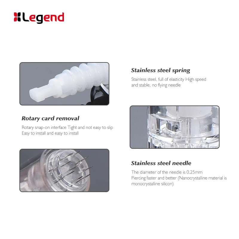 Wkład bagnetowy Microneedling do wymiennych igieł do tatuażu N2/M5/M7/MYM Derma Pen 12/36PIn